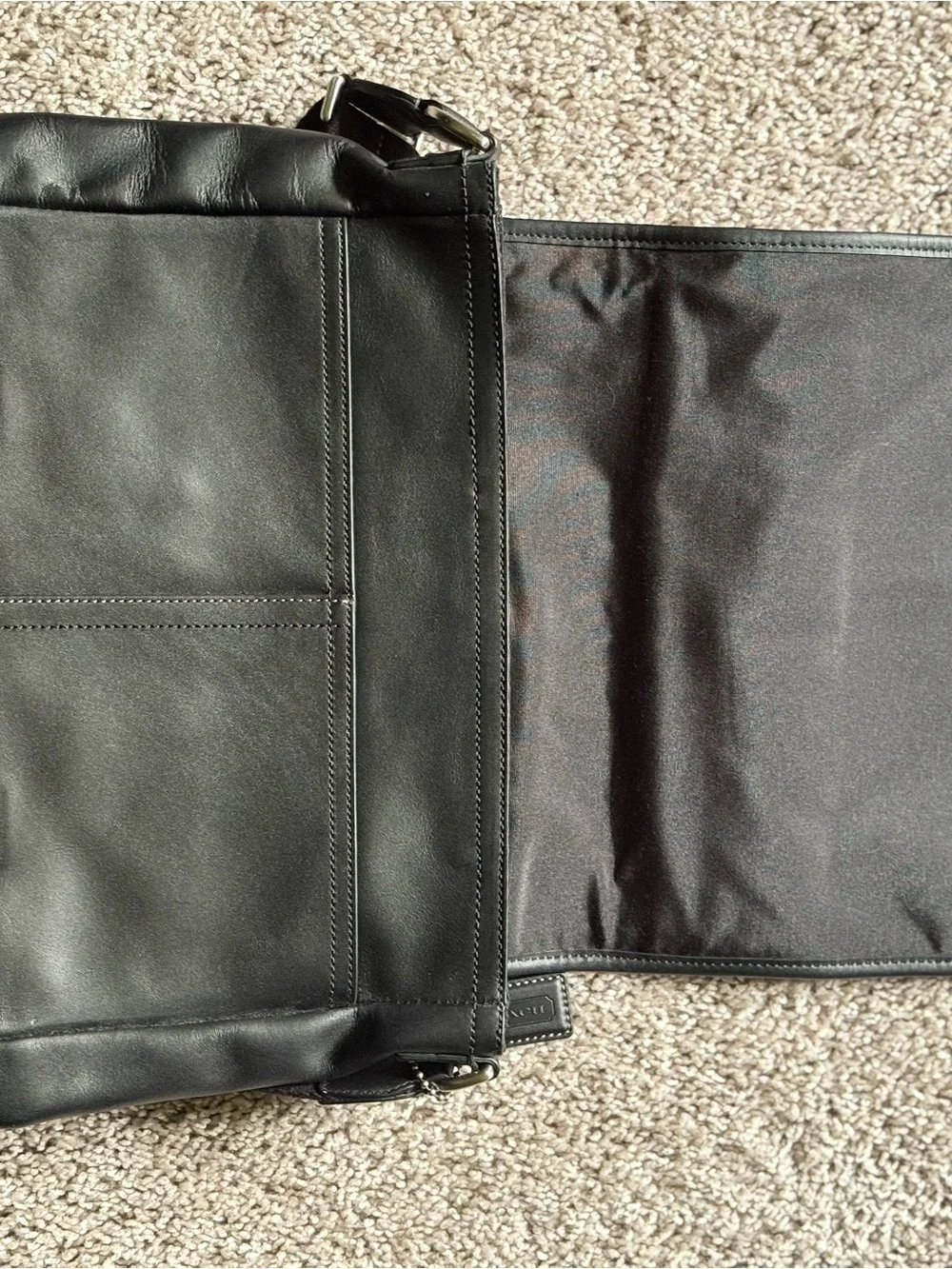 Coach Lexington Map Messenger Bag